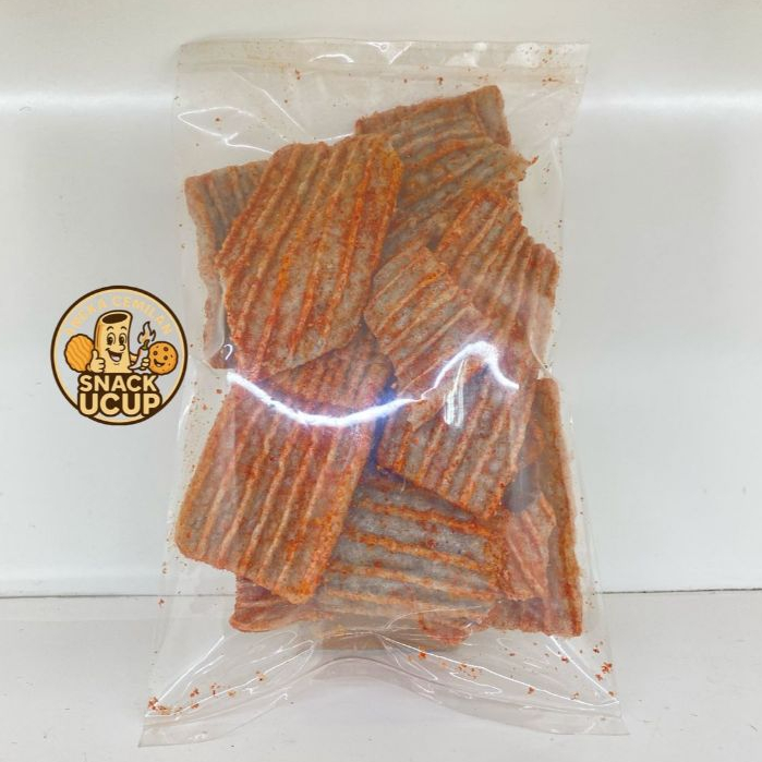 

Kerupuk Jengkol Pedas Gurih 30gr- Cemilan Snack Ucup