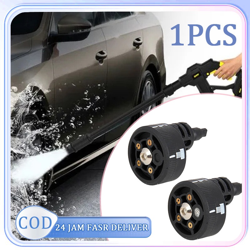 Kepala Nozzle 6 In 1 High Pressure Adjustable Spray Jet Cleaner Quick Release Adaptor