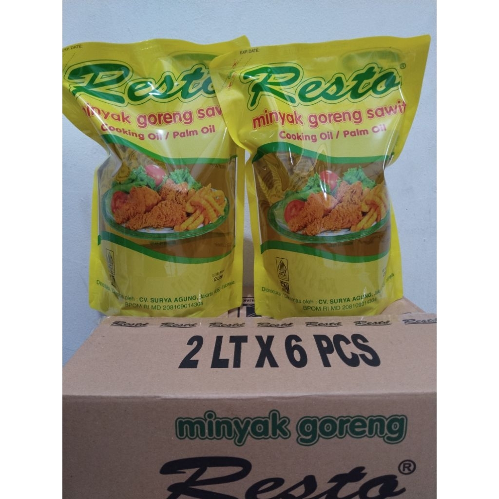 

minyak resto, 2 liter