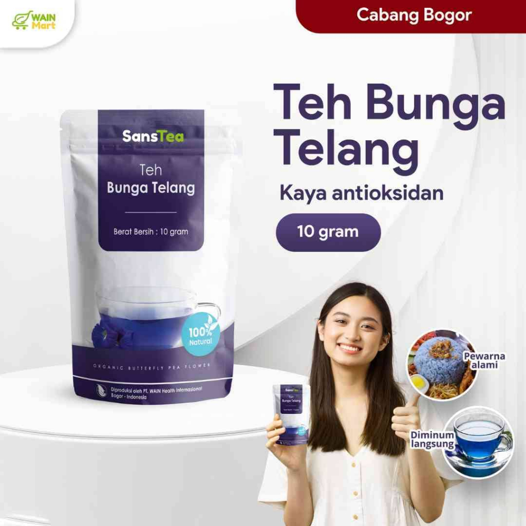 

Bunga Telang TUMPUK PREMIUM 10gram Bunga Telang Tumpuk Pewarna Alami Herbal Organik dan Sehat