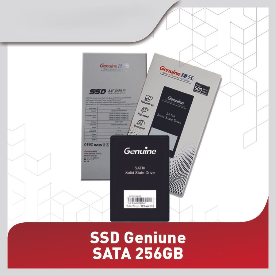 SSD Genuine 128 GB Sata 3 2.5" SSD 128GB Resmi / ssd genuine