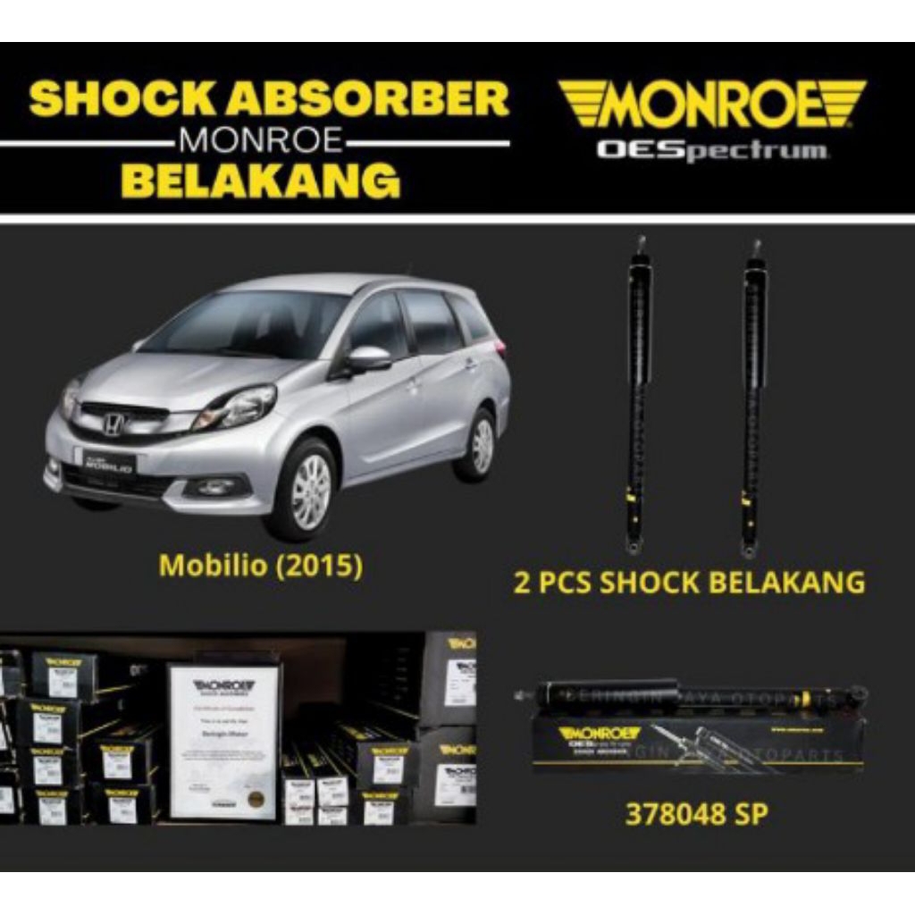 shockbreaker shock mobil mobilio depan 2015-on monroe oe spectrum