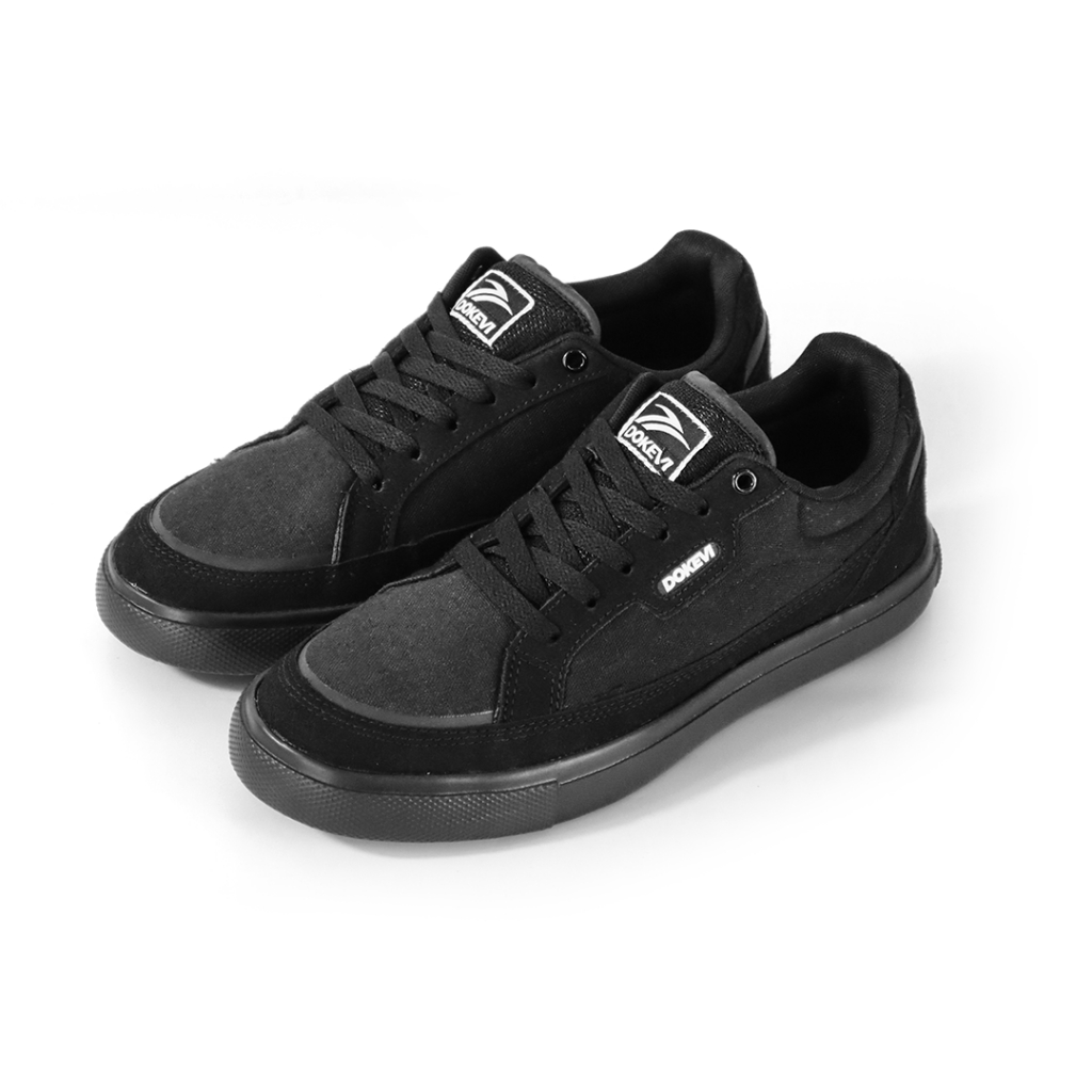 DOKEVI - Temwaroo All Black | Sepatu Sneakers | Sepatu Casual