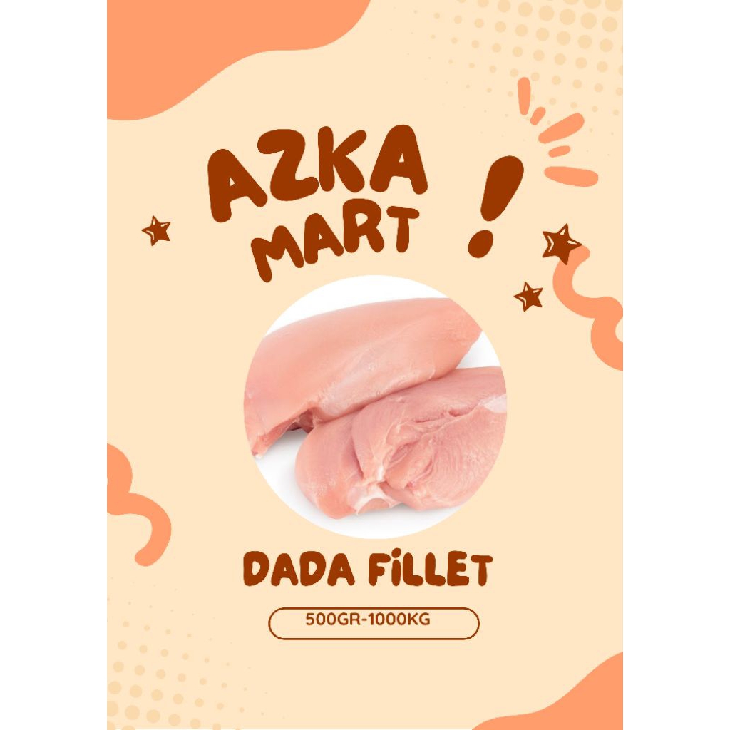 

Daging Ayam Dada Fillet 100gr -KIRIM INSTAN Azka Mart