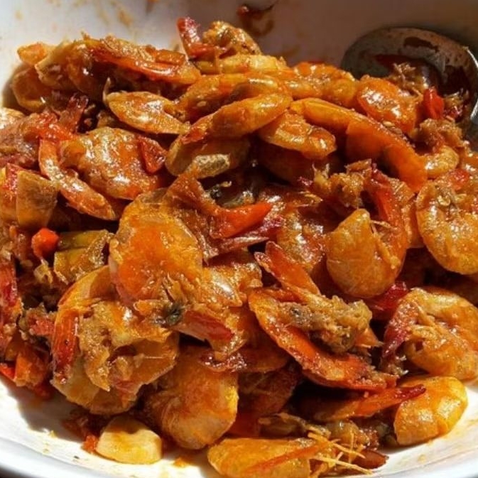 

kirim instan tumis udang pedas