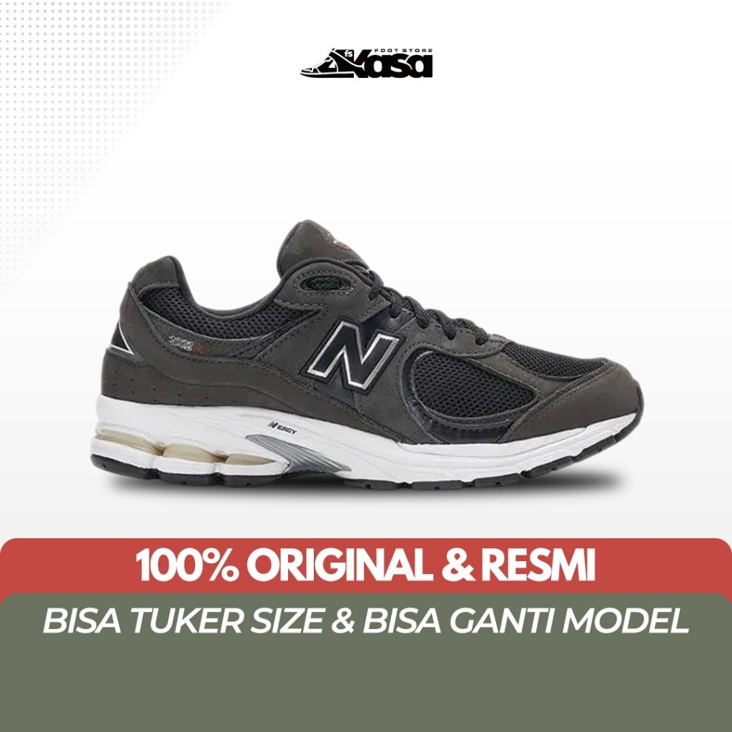Sepatu Sneakers Unisex NB 2002R Dark Grey 2002 R