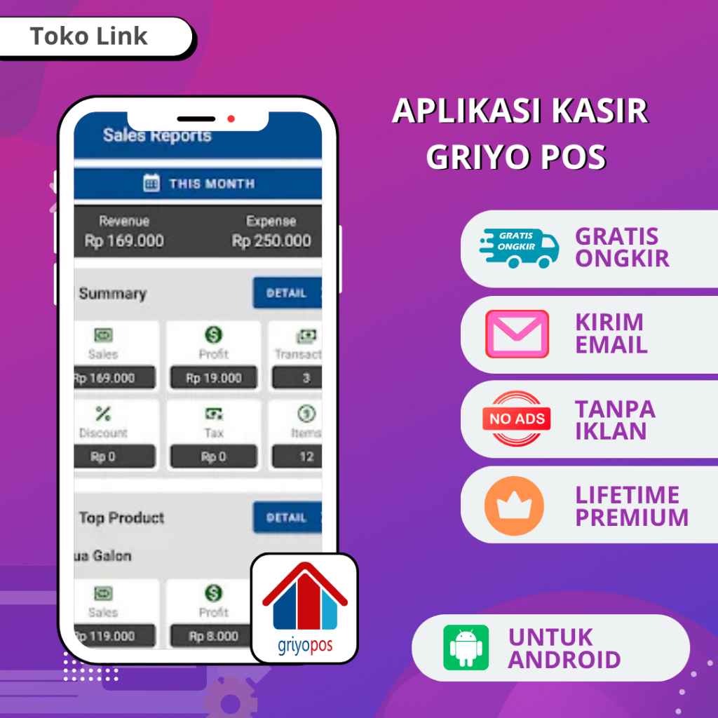 Aplikasi Kasir Griyo Pos Android Selamanya Khusus Android
