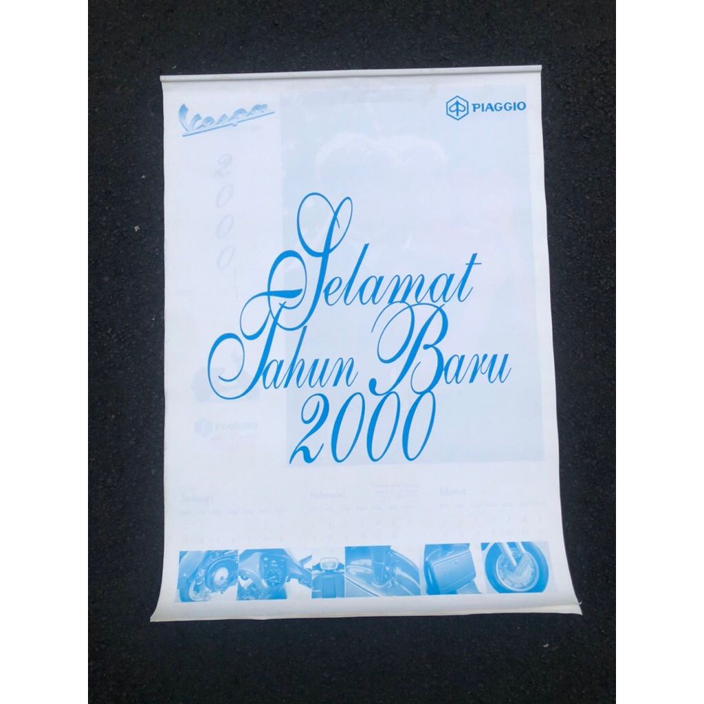 kalender vespa tahun 2000 0ri
