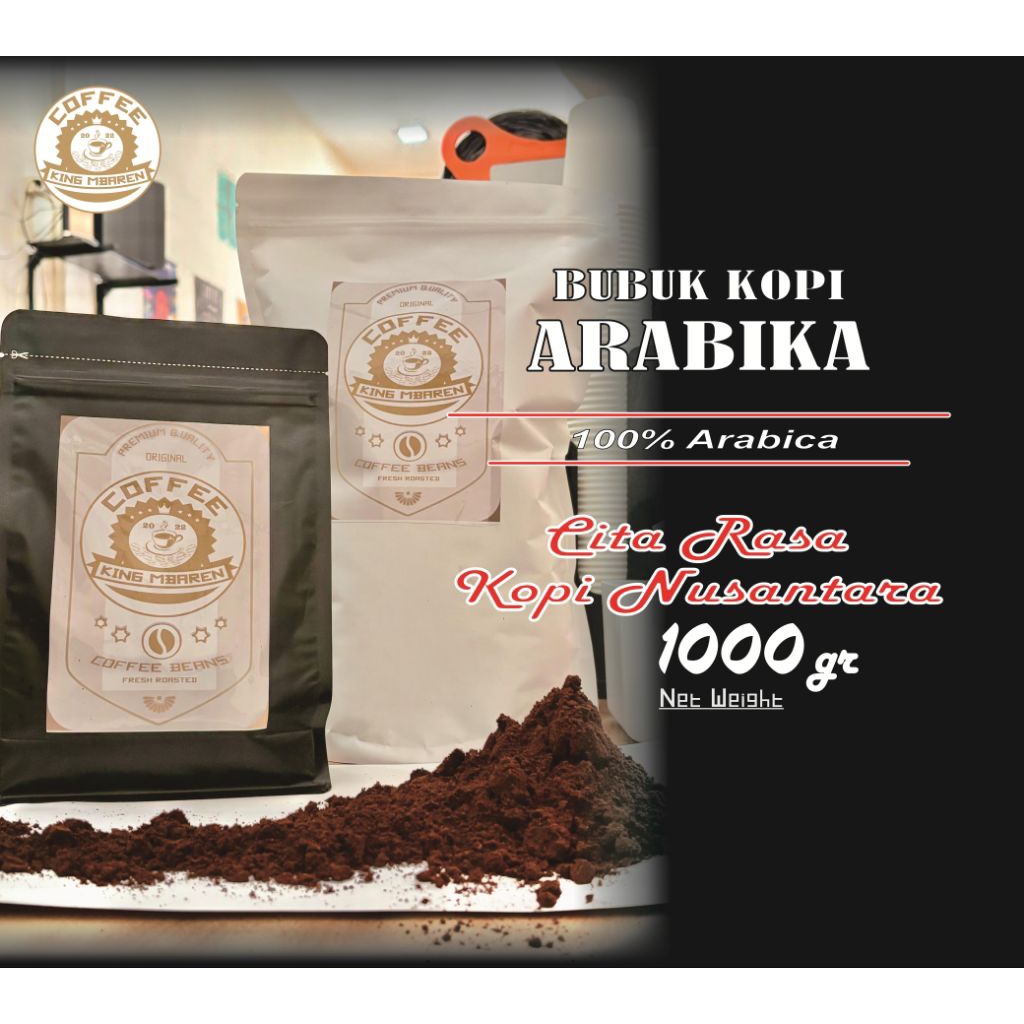 

BUBUK KOPI ARABIKA || PURE ARABIKA COFFEE [1KG]