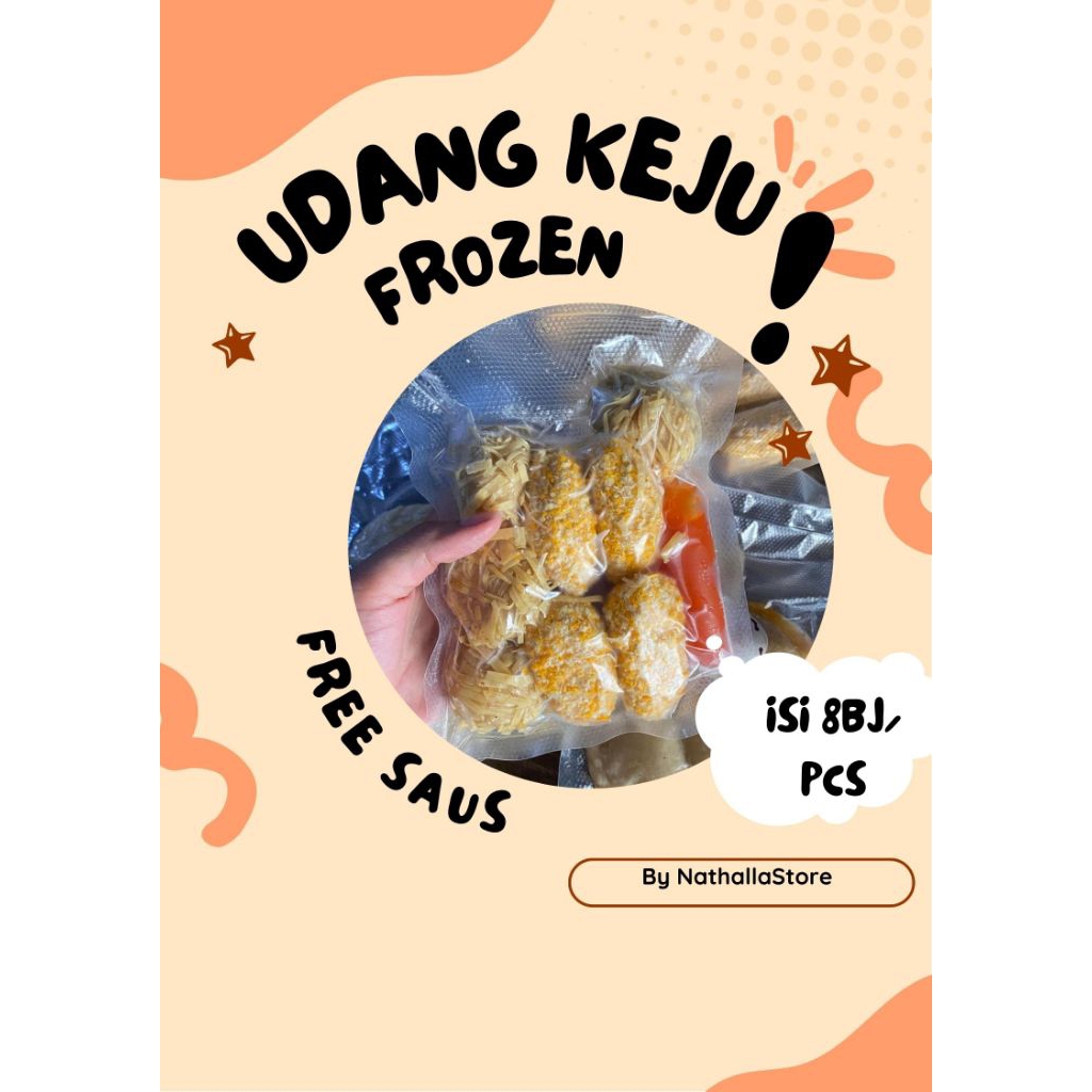 

Udang Keju Frozen isi 8pcs