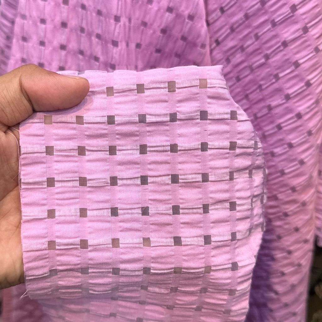 Kain Katun Crinkle - Kain Organza Crinkle - Kain Katun Motif - Kain Motif Premium