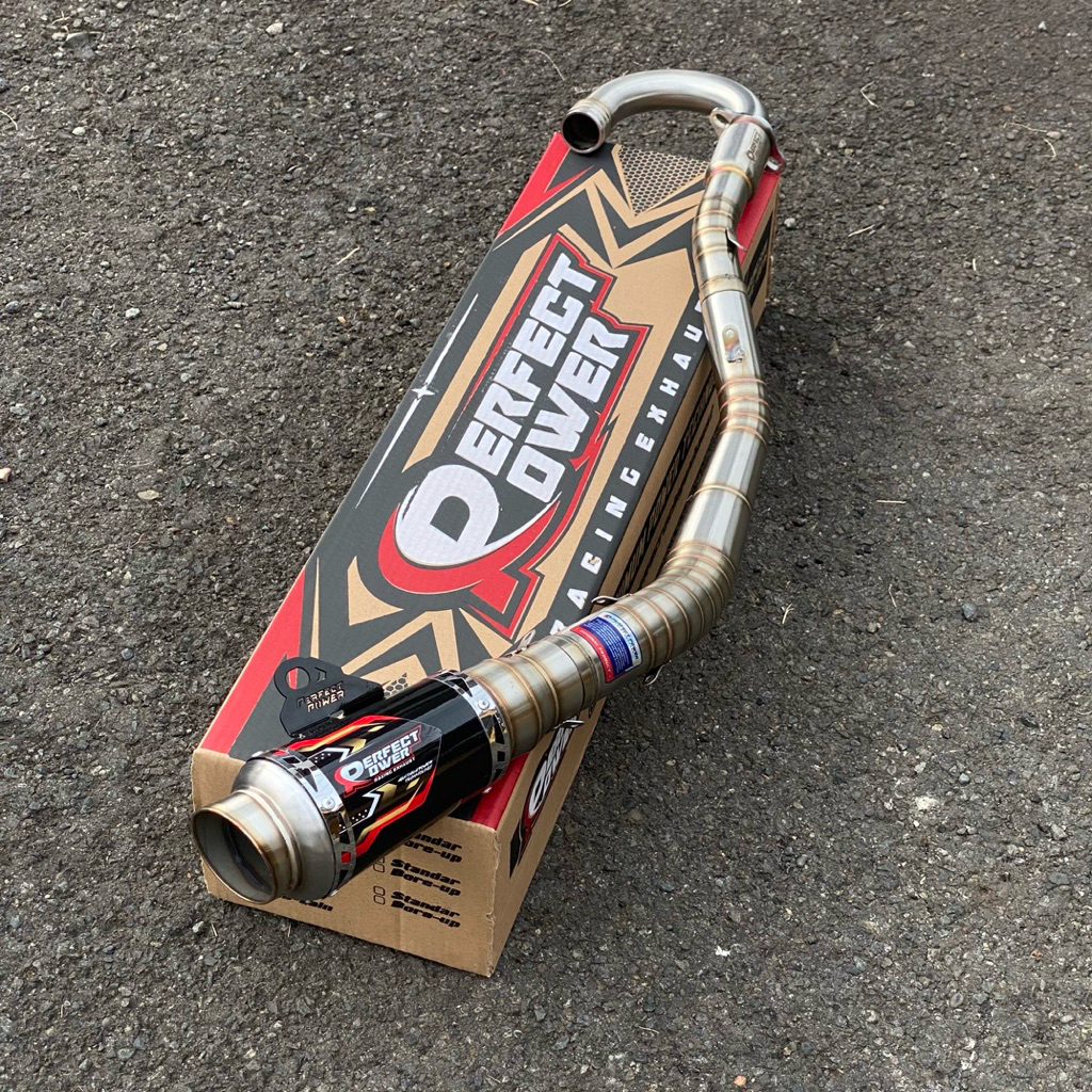 KNALPOT CRF150 KLX150 kolong atas fullsystem