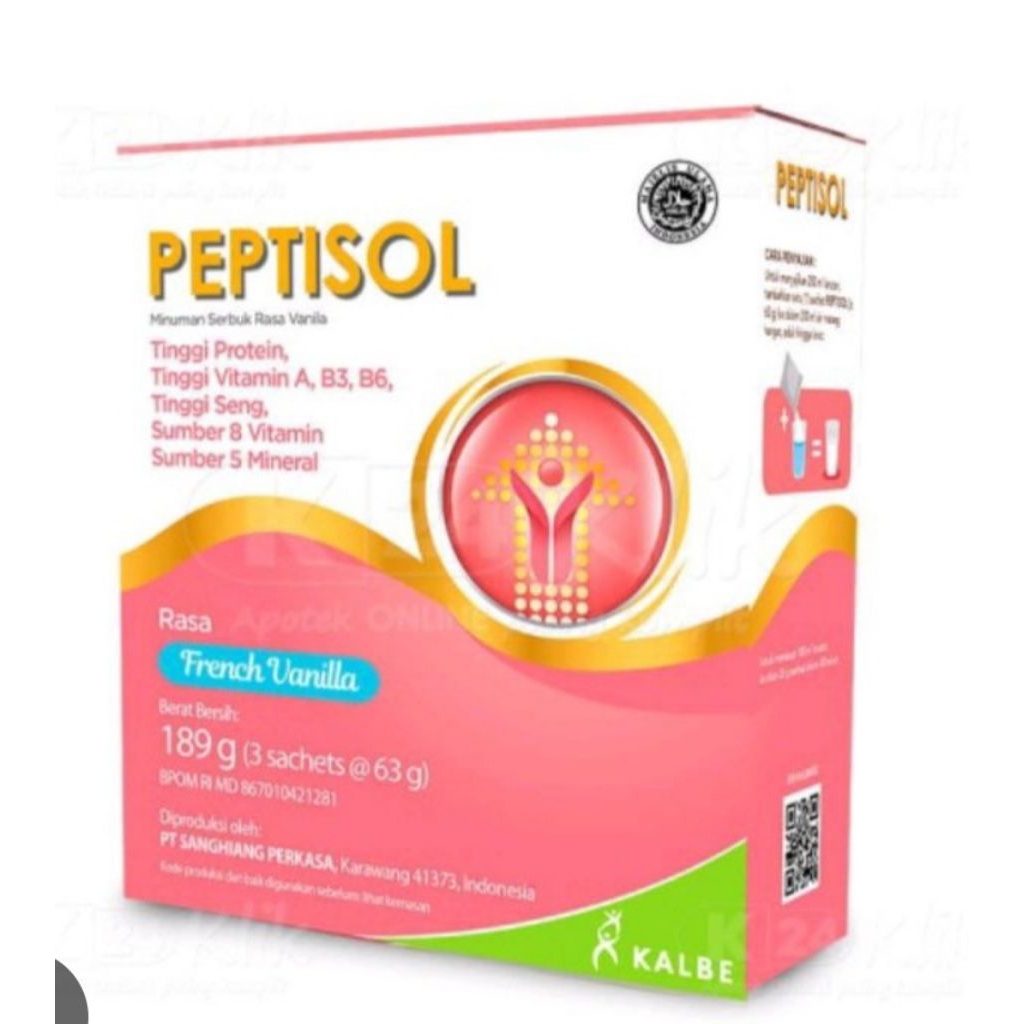 

Peptisol 189gr Vanila, Coklat