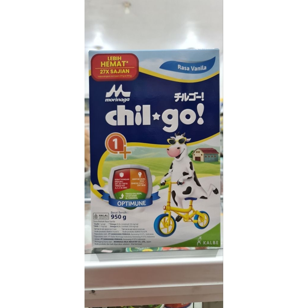 

Morinaga Chil go 1+ Vanila 950gr