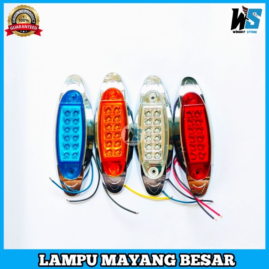 Lampu Mayang LED Bus Truk 24 Volt/Lampu LED Bak Samping Truk