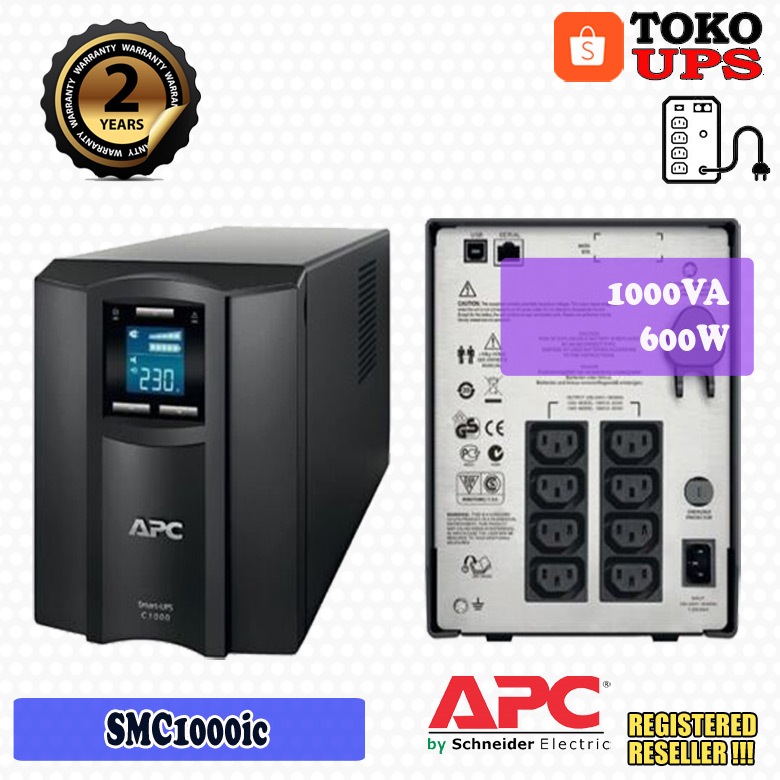 UPS APC SMC1000i APC Smart UPS C 1000VA 600W LCD 230V