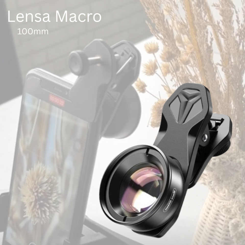COD Apexel Lensa macro Kamera hp iphone android Fotografi hd zoom 100mm