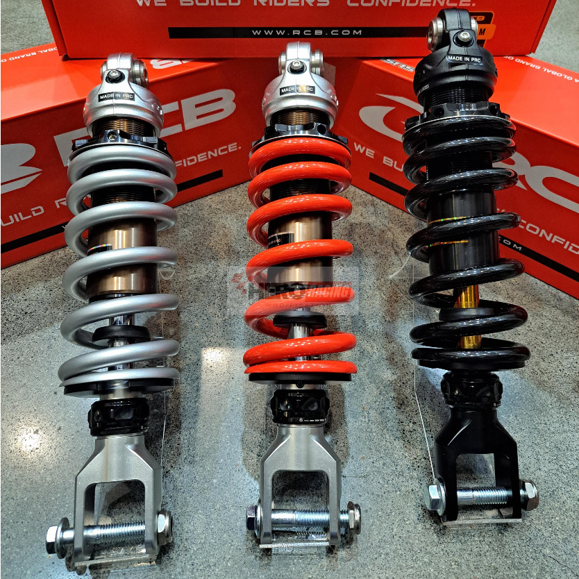 RCB MONOSHOCK S3 LINE SONIC 265mm ; CBR150R 300mm ; SATRIA FU 285mm SILVER MERAH HITAM AS GOLD