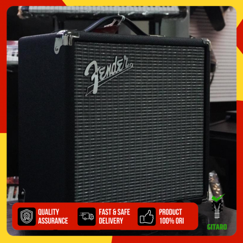 Amplifier Ampli Gitar Fender Rumble 15 V3 Bass Combo Amplifier Ori