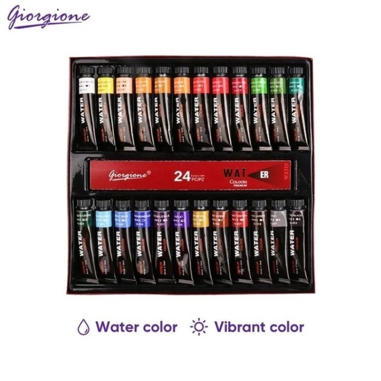 

KODE P19A Giorgione Cat Akrilik Set 1224 Warna Ukuran 12mlbotol