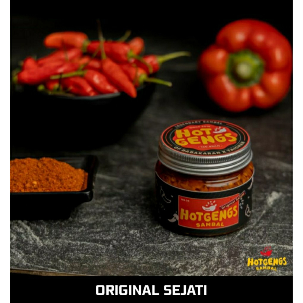 

Sambal Hotgengs - Sambal Bawang original 125 Gram. Sambel Pedas Homemade.