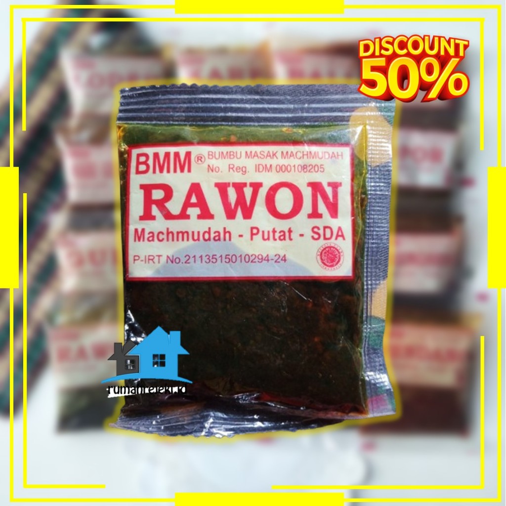 

Bumbu Rawon Mahmudah / Bumbu Rawon Instant / Bumbu Rawon Asli Jawa Timur / Bumbu Masak Instant BMM