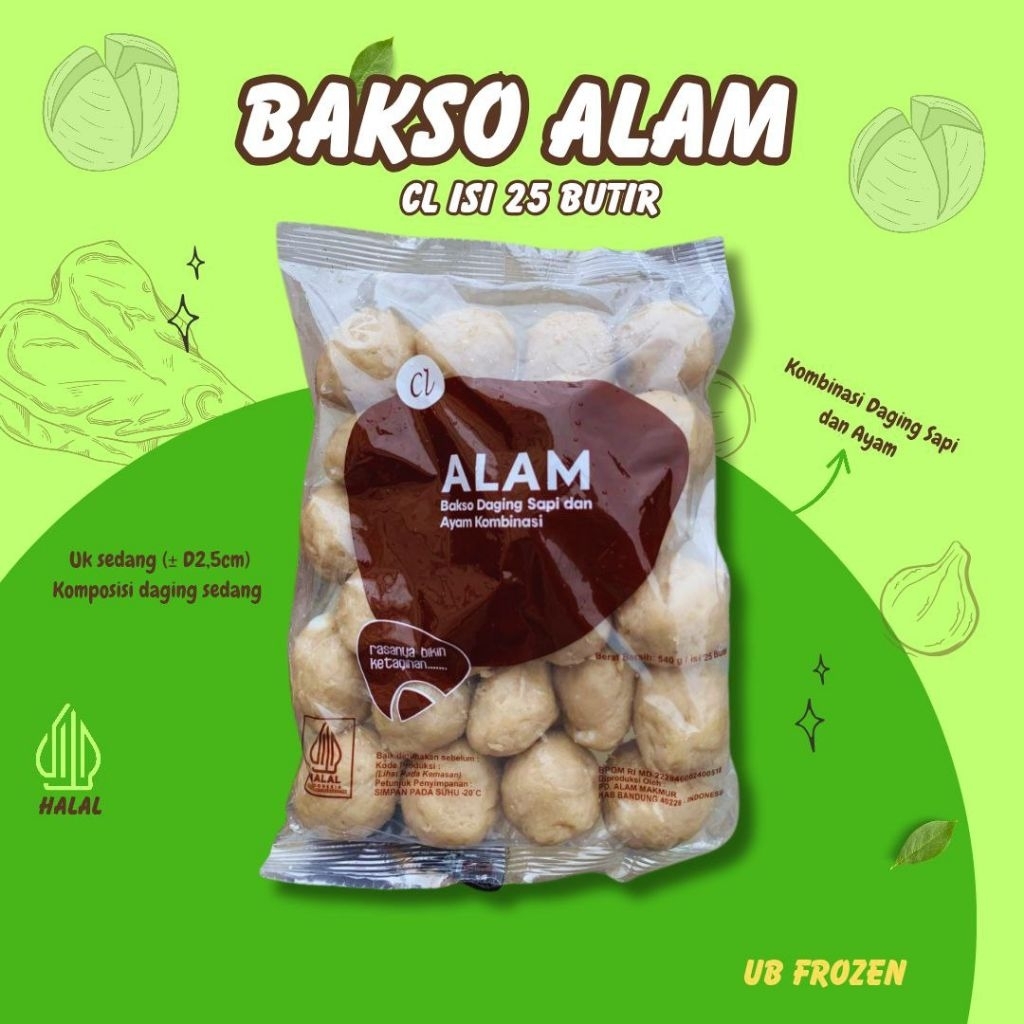 

Baso Alam Super CL isi 25 (kemasan Coklat)