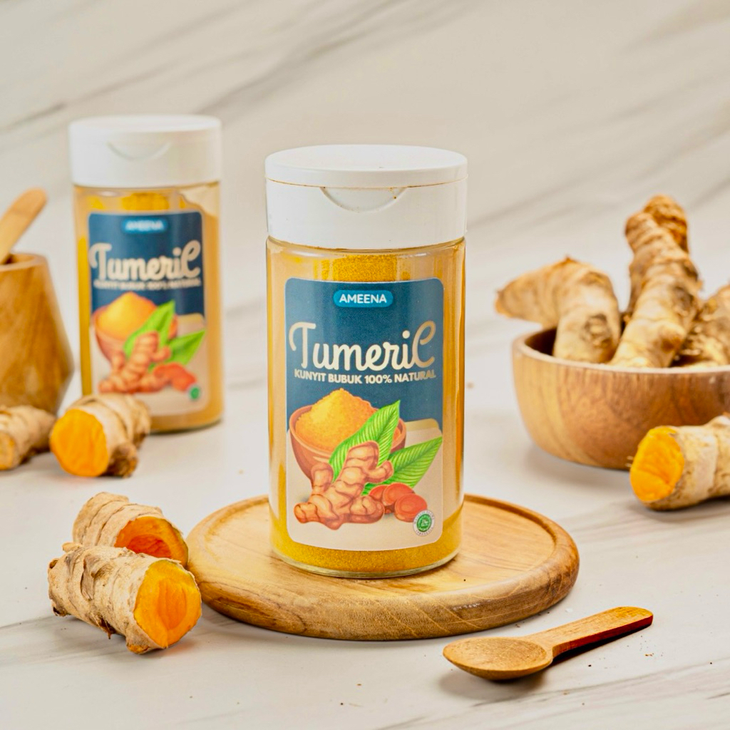 

[ MINI ] Kunyit Bubuk Asli 60GR | Ameena Premium Quality