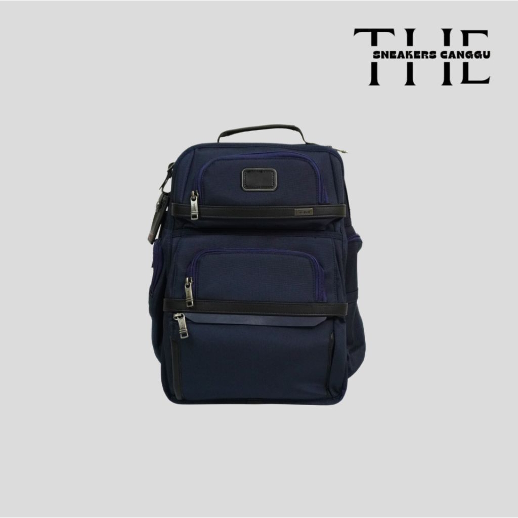 TUMI ALPHA 3 BRIEF TRAVEL BACKPACK NAVY