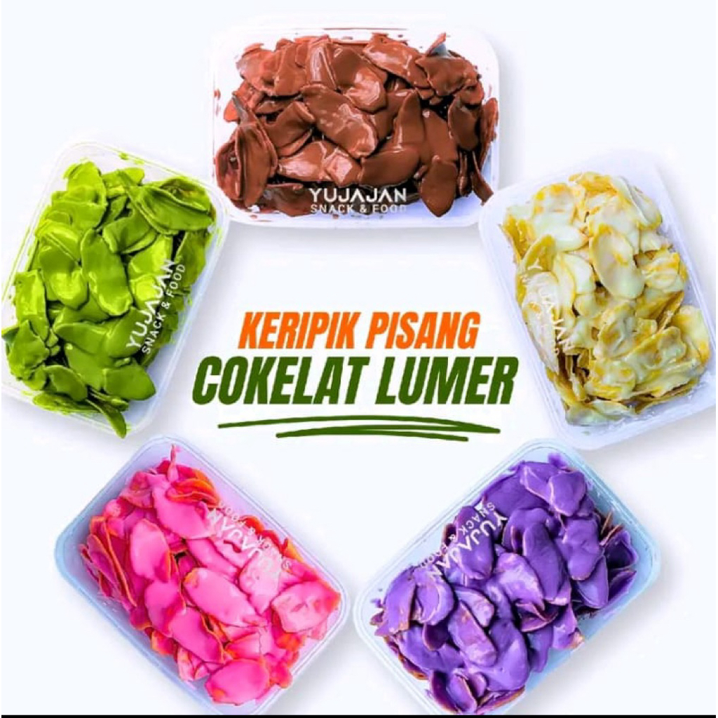 

Kripik pisang coklat lumer box 500ml 100gr aneka rasa