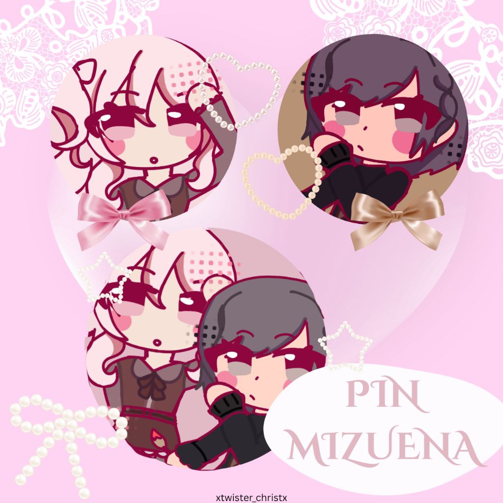 MIZUENA PINS, MIZUKI AKIYAMA PINS, SHINONOME ENA PINS