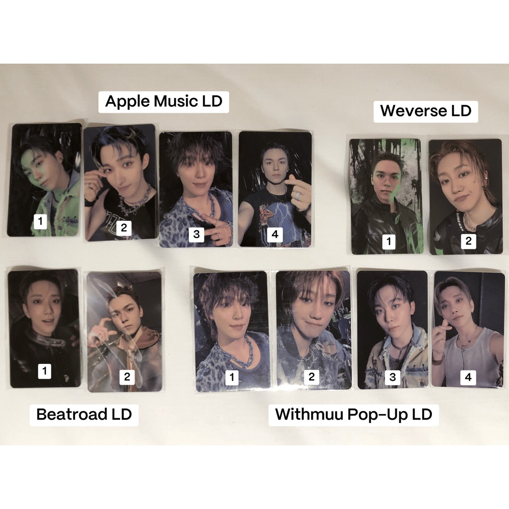 SEVENTEEN HAPPY BURSTDAY LUCKY DRAW LD APPMUS WEVERSE, BEATROAD, WITHMUU POP UP SEUNGKWAN DK DINO VE