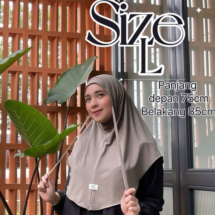 Khanzaid  Hijab Lolly Bergo Syiria Malay Bahan Jersey  Hijab Bergo  Hijab Malaysia  Khimar Instan  J