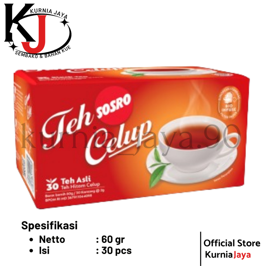 

[ SOSRO ] Teh Celup 30 pcs