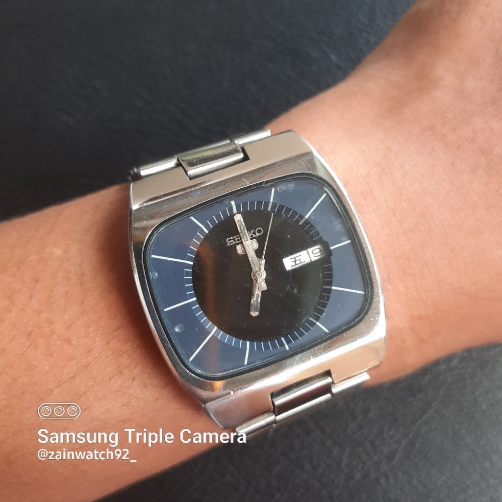 Jam Tangan Seiko 5 TV Kotak Automatic 6309-601A Vintage Original