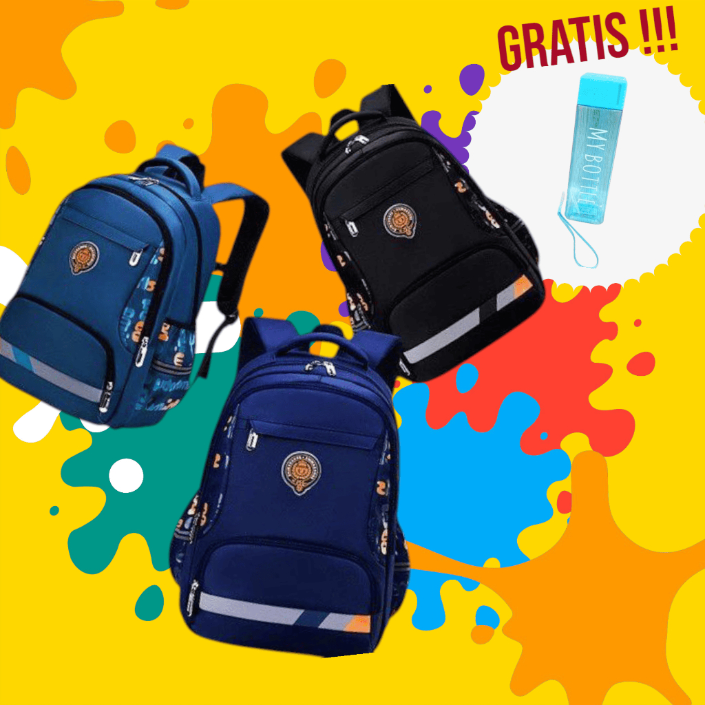 Tas Sekolah Tas Multifungsi Tas Buku Kapasitas Besar