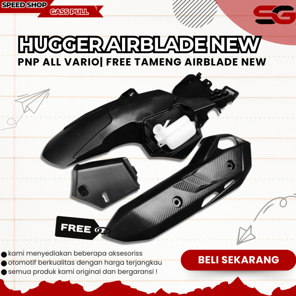 CALISTAYEE HUGGER AIRBLADE VARIO 125 NEW HUGGER VARIO SPAKBOR KOLONG VARIO HUGGER NEW VARIO 150 125