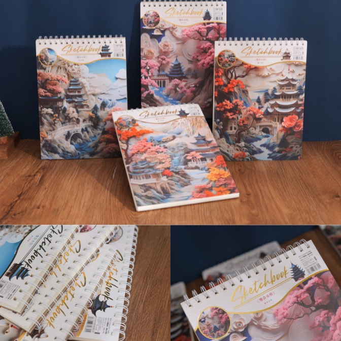 

KODE N18N SKETCH BOOK A4 DRAWING BOOK 5 LBR BUKU GAMBAR SKETSA RING 5262