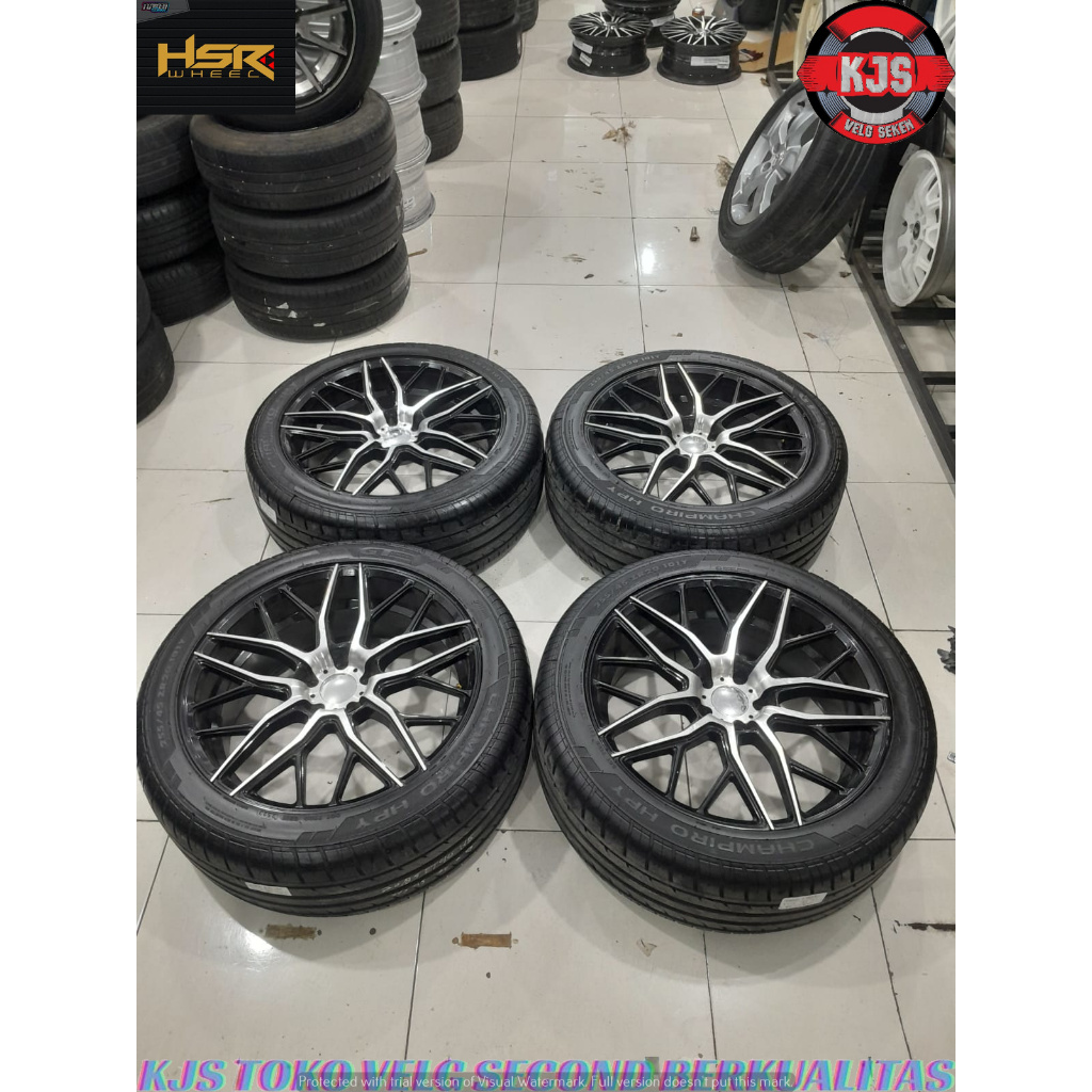 MENJUAL VELG RACING SECOND MURAH MODEL VOSSEN RING 20 LEBAR 8.5 RATA PCD 5X114,3 OFFSET 40 WARNA BLA