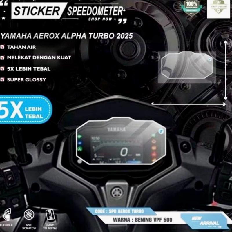 stiker pelindung speedometer AEROX ALPHA AEROX TURBO ppf maxdecal Motorcycle