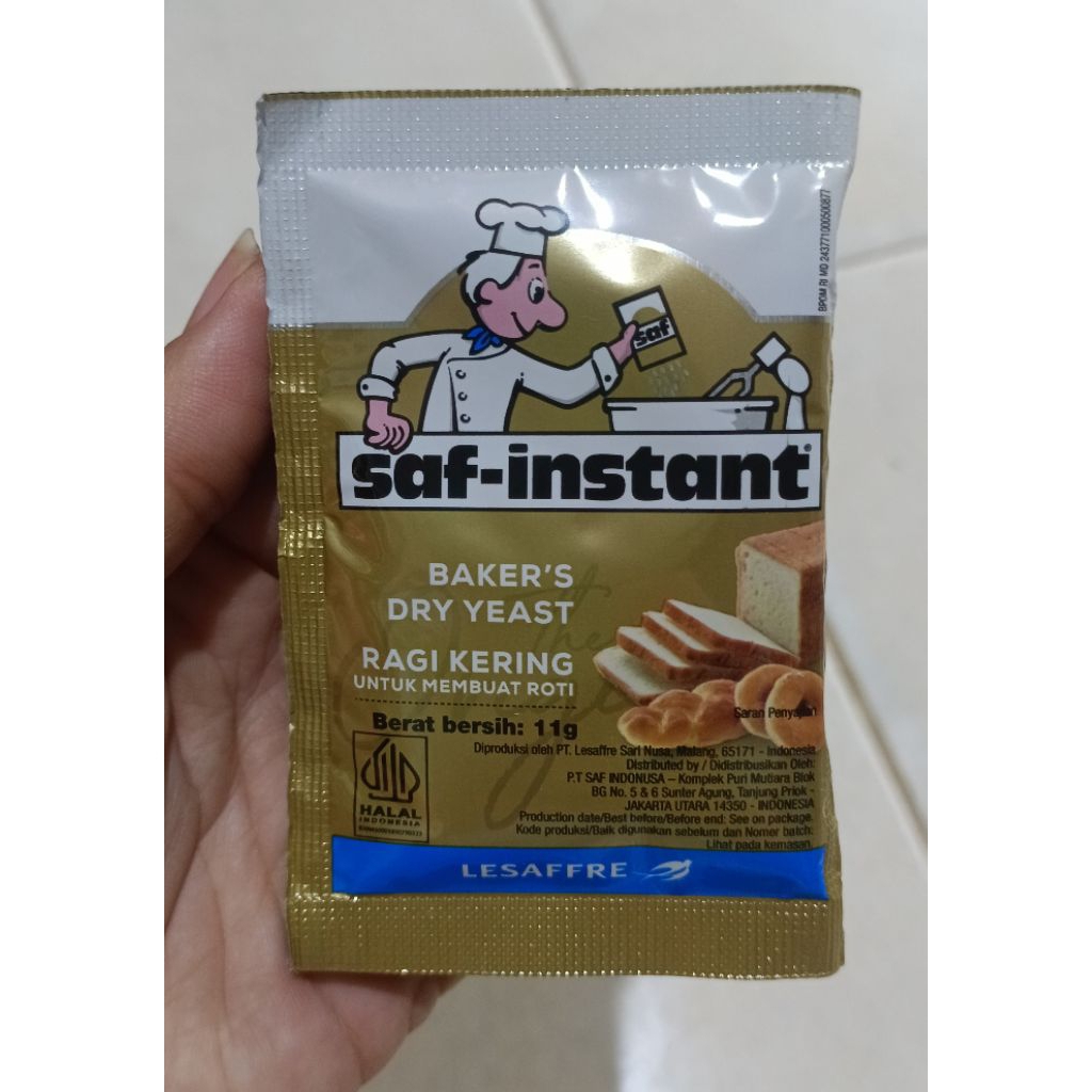 

Saf instant ragi kering dry yeast 11gr