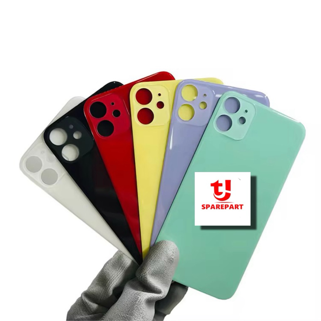 BACKDOOR GLASS / KACA BELAKANG IP 11 / IPHONE 11 / ORIGINAL