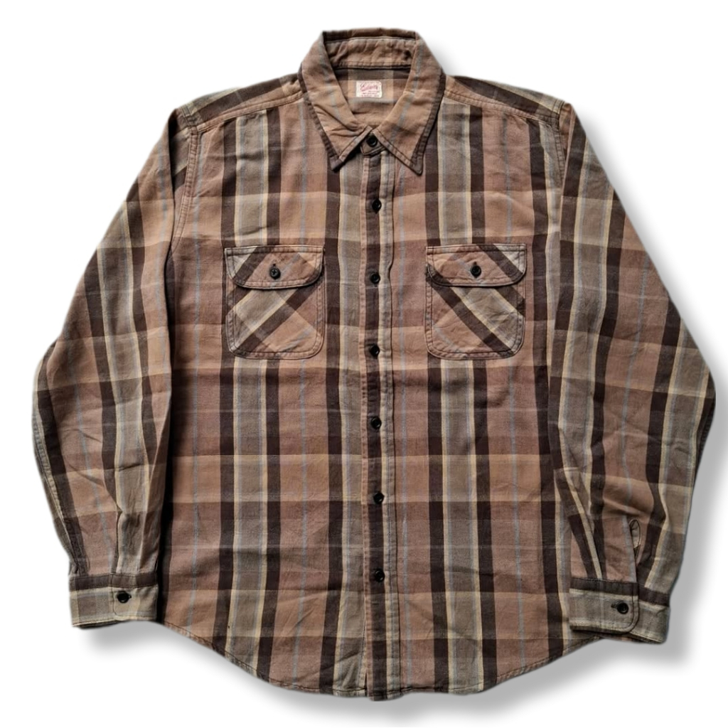 EDWIN SANFORIZED FLANNEL SHIRT | KEMEJA | GS