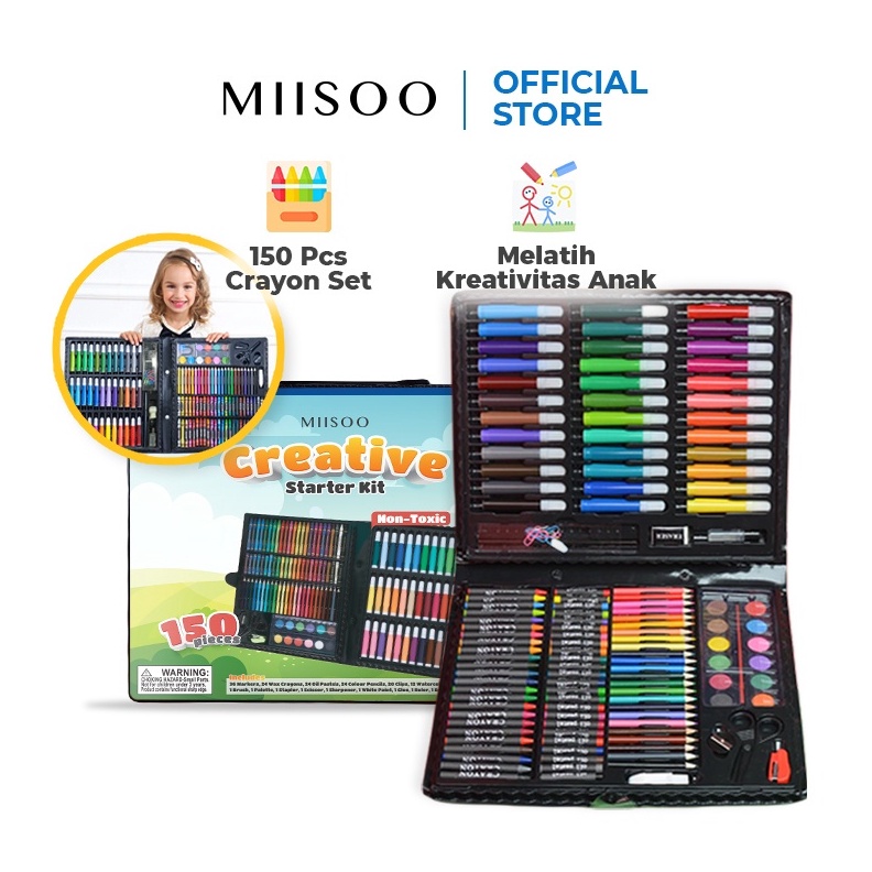 

Cece Fancy Items Exclusive MIISOO SET Crayon 15 PCS Set Pensil Warna Pastel Pensil Minyak warna untuk Melukis dan mewarnai KODE A2J3
