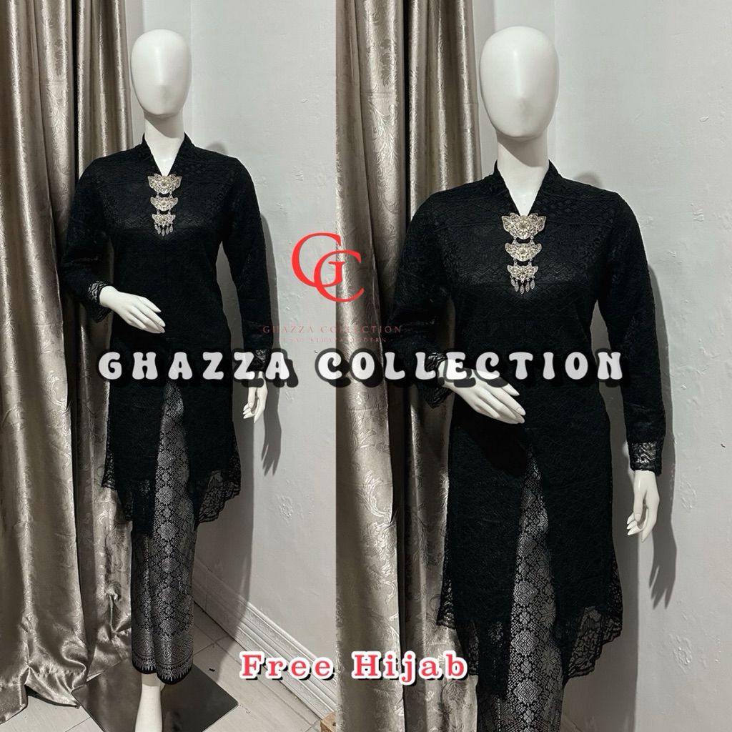 (FREEHIJAB) - GHAZZACOLLECTION - SETELAN KEBAYA MODERN - KEBAYA BUSUI MODERN - BAJU KEBAYA - KEBAYA 