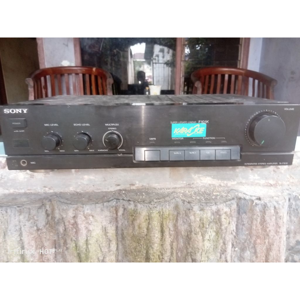 Amplifier Sony Super legato Karaoke TA-F101K