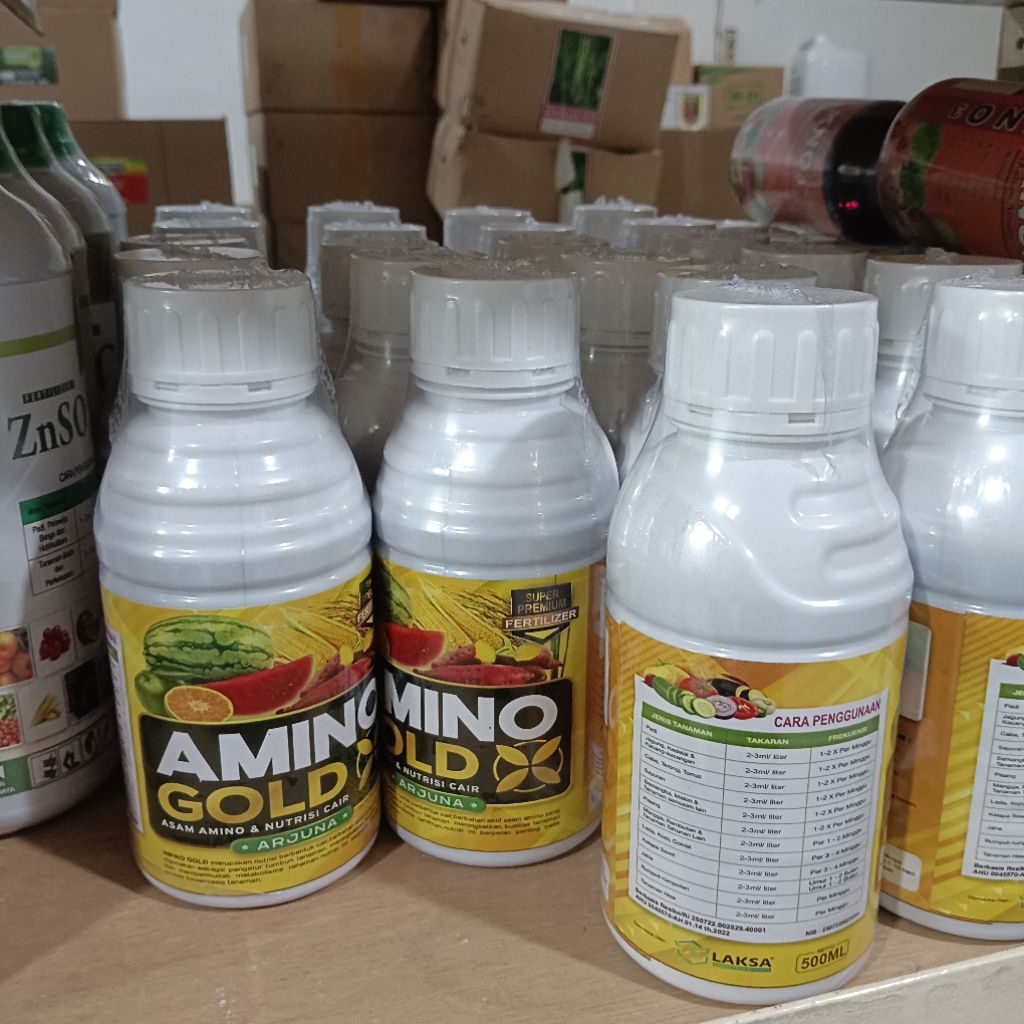AMINO GOLD Asam Amino & Nutrisi Cair Netto: 500ml