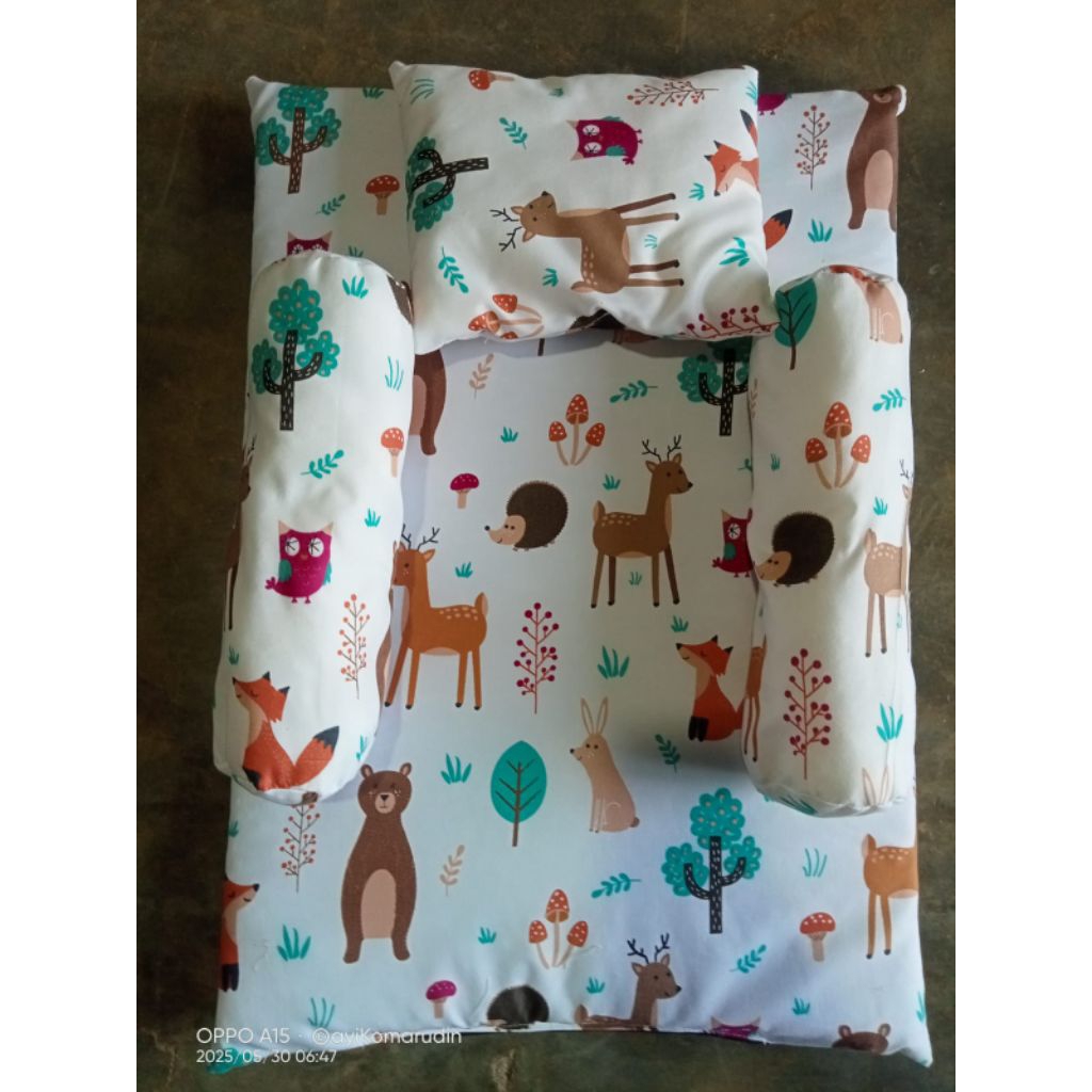 kasur bayi set bantal 1 guling 2 / set matras bayi bantal guling