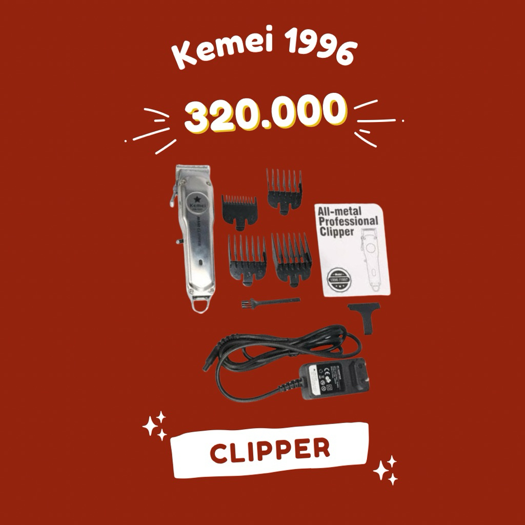 Kemei 1996 Cordless Clipper