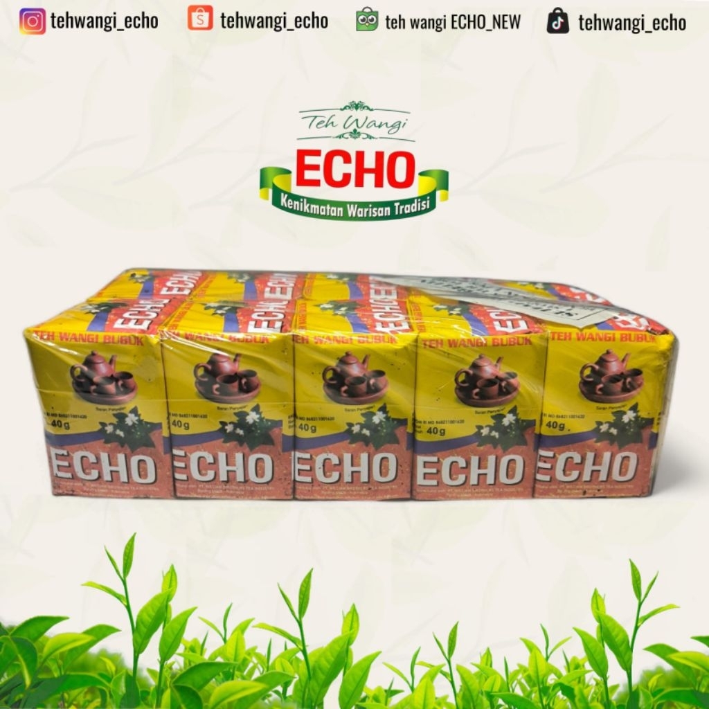 

Teh Wangi ECHO Kuning ( 1 Slop isi 10 pcs x 40 Gr )